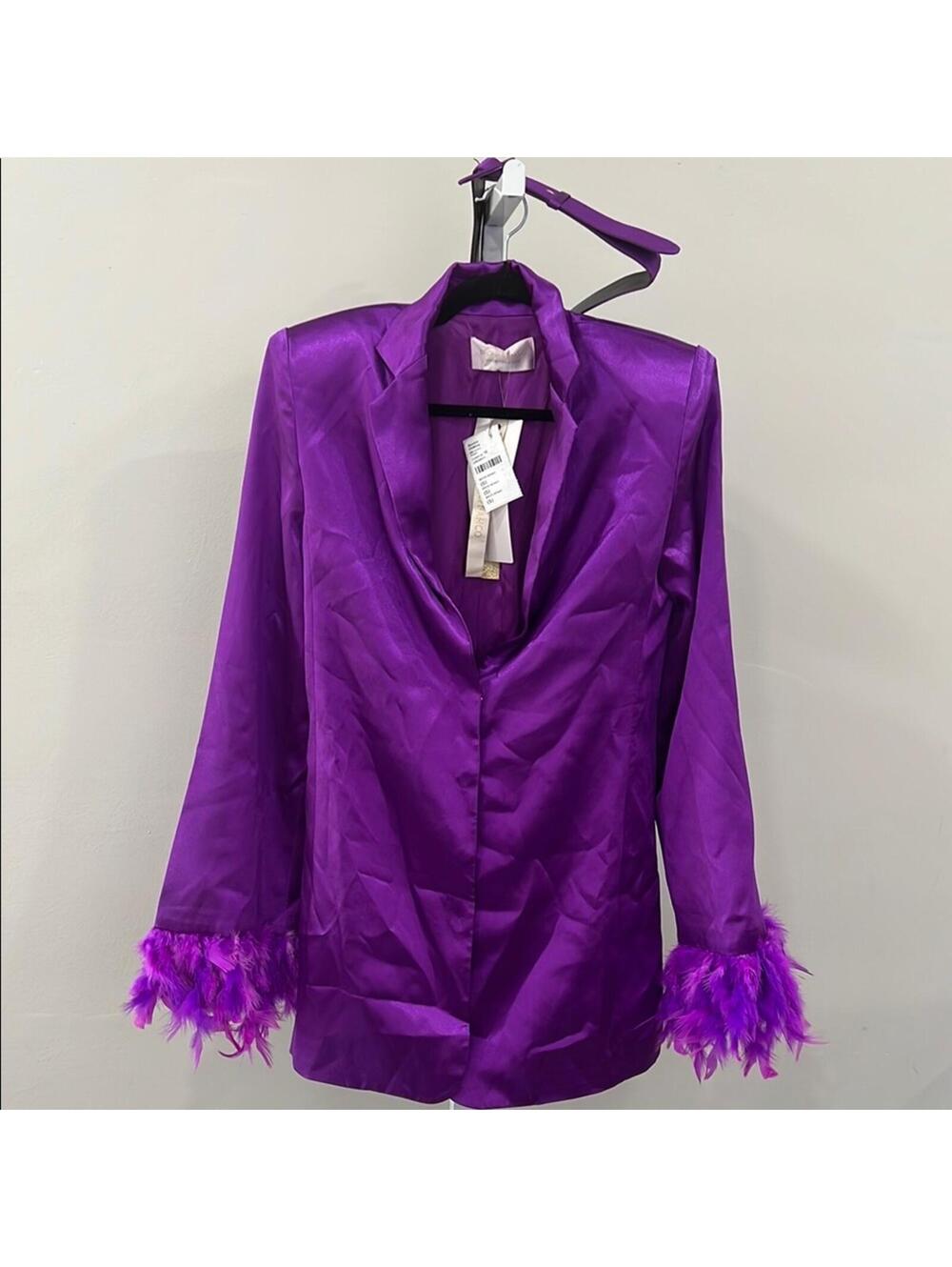 BRONX AND BANCO Odessa Blazer Dress in Purple - Picture 3 of 9